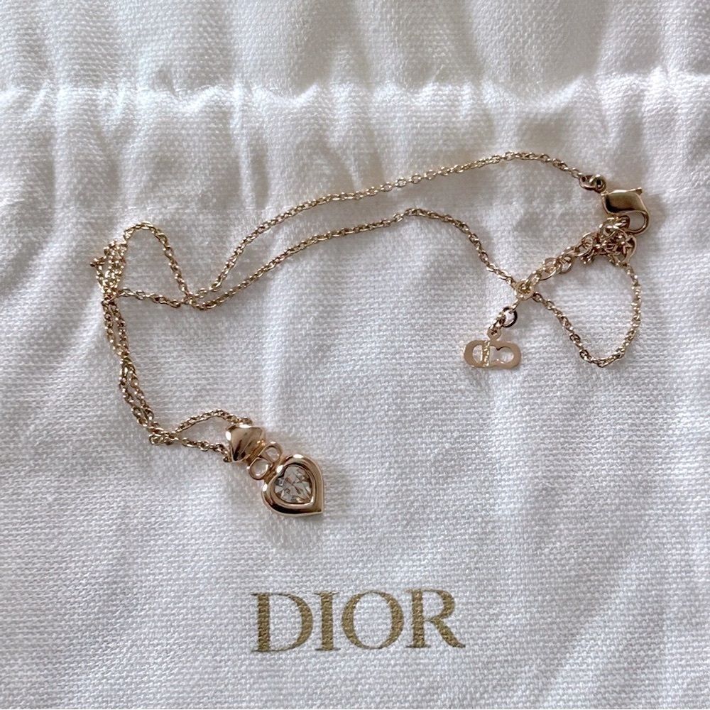 Christian Dior CD Rhinestone Necklace - Picture 5 of 5